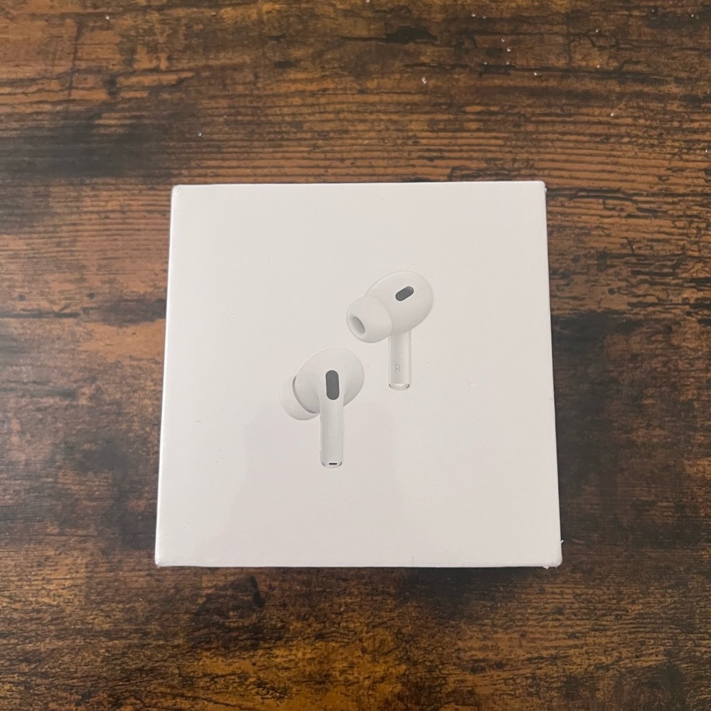 White Wireless Earbuds with Charging Case